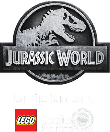 Jurassic World by Brickman logo